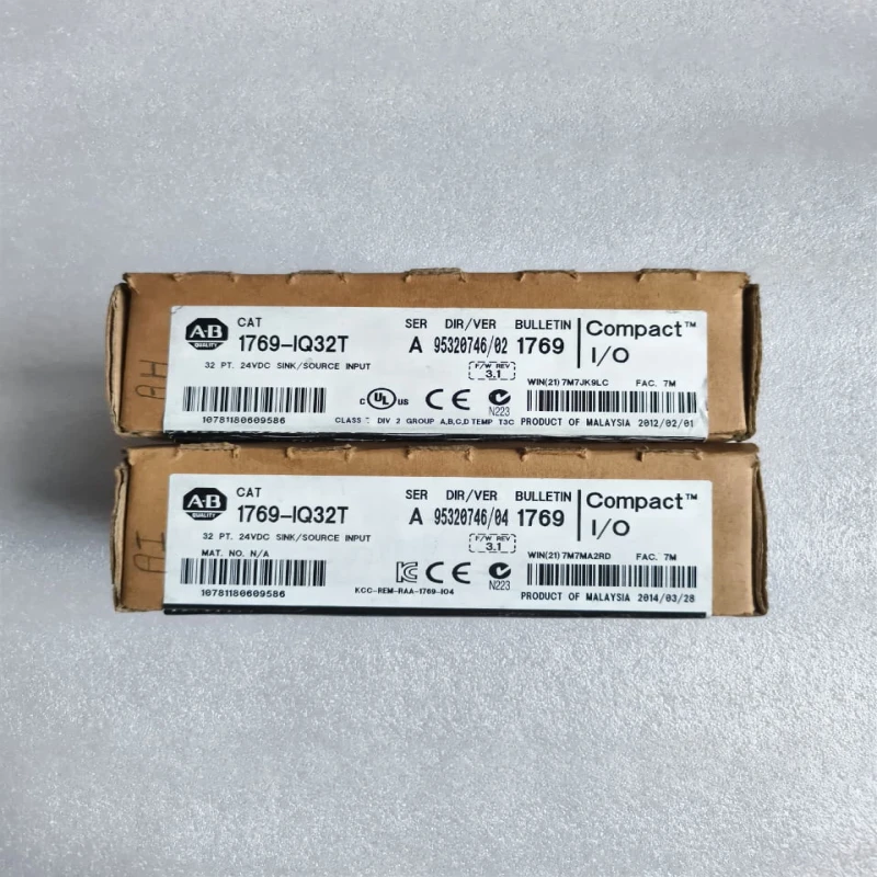 Allen-Bradley 1769-IQ32T Compact I/O 32 Point 24VDC Sink/Source Digital Input Module for CompactLogix PLC thumbnail 2